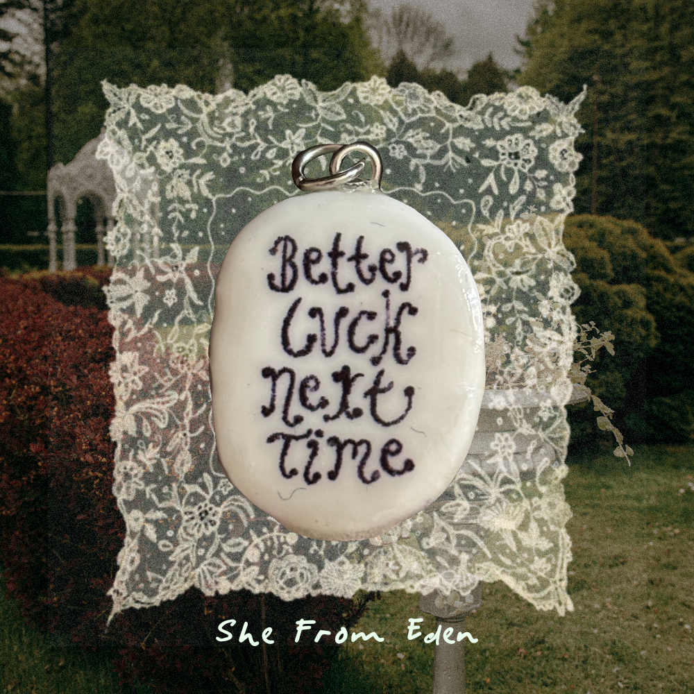 "Better Luck Next Time" Clay Charm | Quirky Text Pendant