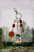 Horse Clay Charm Keychain Handmade